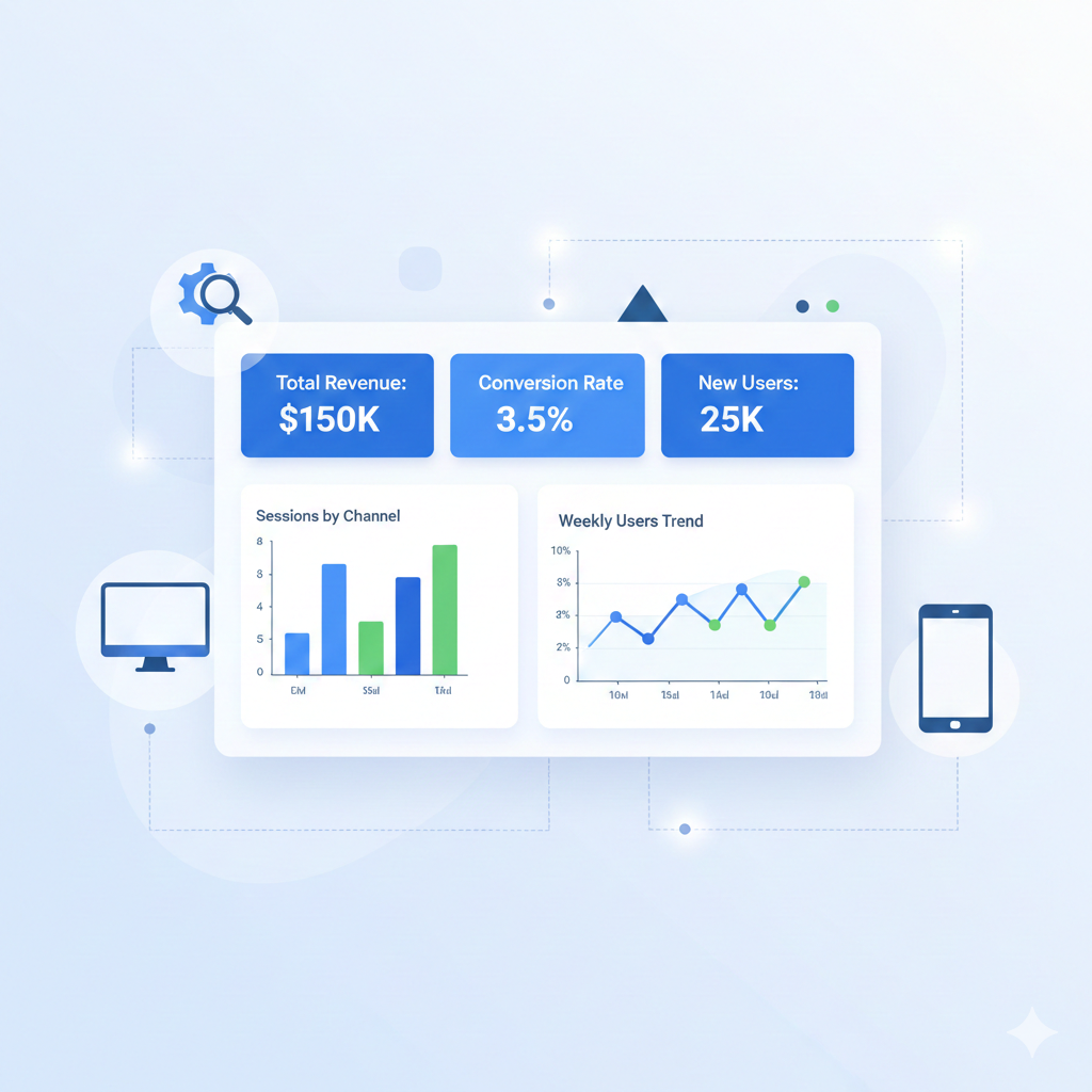 Analiticas web dashboard